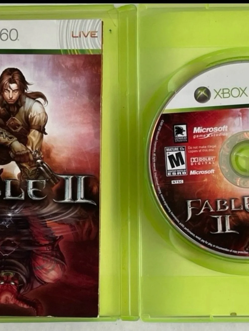 Microsoft Game Studios Fable II Xbox 360 Action Adventure  M Rated